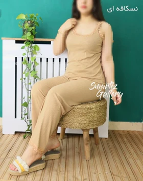 ست تاپ شلوار گیپوری