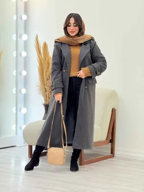 پالتو بلند دو جیب پردیس