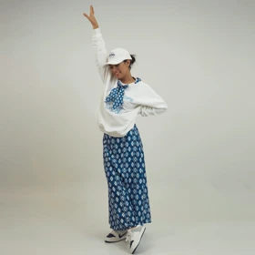 ست دورس و دامن اسکارف دار