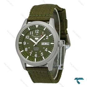 ساعت سیکو 5 اسپورت مردانه سیلور سبز Seiko-7509-G