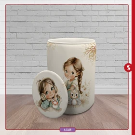 سبد اسباب بازی اتاق کودک برند مینوریا طرح دخترانه کد p-507