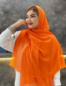 شال زنانه سوپر نخ رنگی