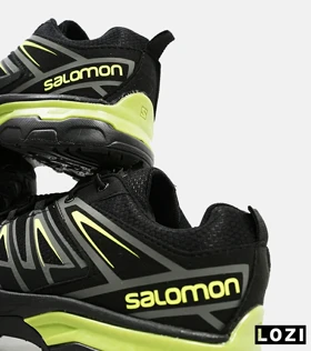 کفش کتانی مردانه و زنانه مشکی سبز سالومون Salomon X ULTRA