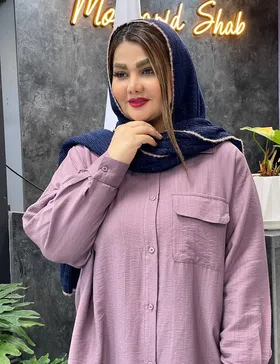مانتو تک جیب پانی کد : 100289B