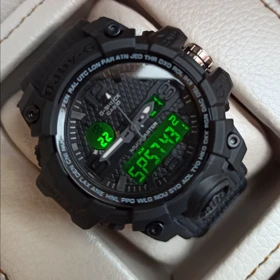 ساعت اسپرت بی بی جیشاک بند مشکی مات
