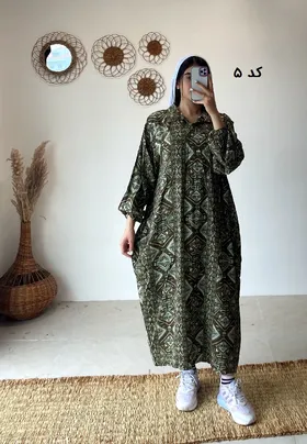 پیراهن نخی هیلدا