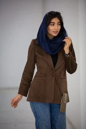 پالتو کت جناقی تک دکمه