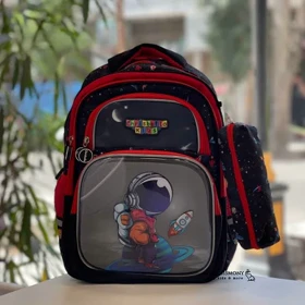 کیف مدرسه پسرانه طرح فضانورد