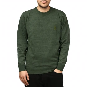 پلیور بافت یقه گرد مردانه مدل 6598513