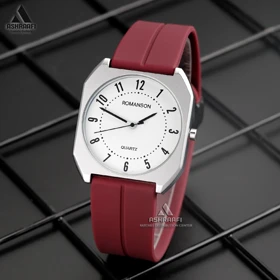 ساعت مردانه رومانسون Romanson B2020 (قرمز شرابی)