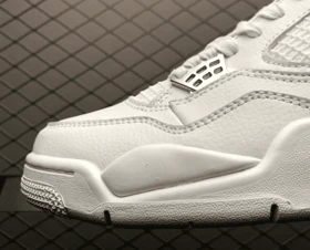 کتانی جردن 4 کرم رترو اصل ساق‌دار Nike air jordan 4