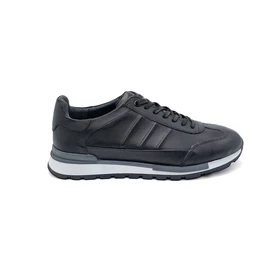 کفش کتانی چرم طبیعی مردانه لاما مدل 0154 _ Flat shoes