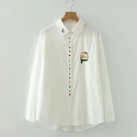 شومیز نخی گلدوزی