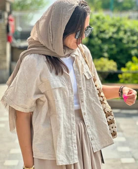 شومیز لینن نچرال