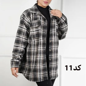 شکت چهارخونه پشمی گرم بالا 7292