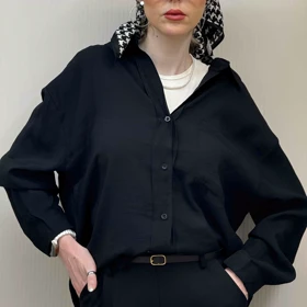 شومیزبیسیکktn (مشکی)