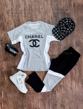 ست تیشرت و شلوار زنانه Chanel