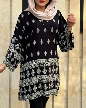 تونیک سایز بزرگ لوزی طرح اندونزی 1161