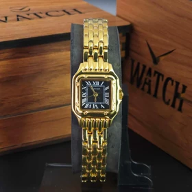 ساعت مچی زنانه کارتیر CARTIER با موتور ژاپنی سایز یک