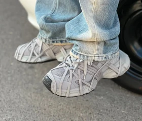 کتانی مردانه اسپایدری طوسی