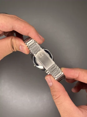 ساعت مچی امگا سیمستر نوستالژی بند سیلور صفحه سفید Omega Seamaster