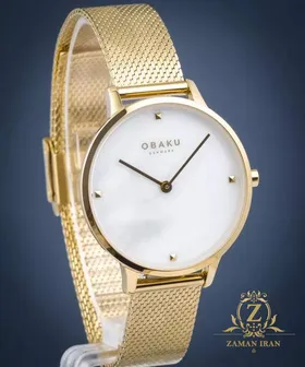 ساعت مچی زنانه اوباکو Obaku اورجینال مدل V295LXGWHG*