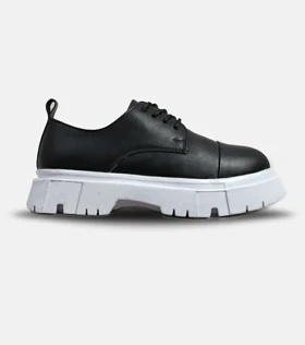 کفش کتانی مردانه مشکی BERSHKA