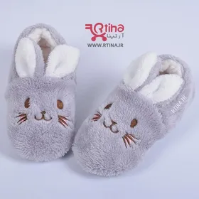 پاپوش حوله ای پنبه‌ای تینیجر مدل خرگوشی