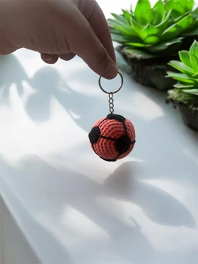 جاکلیدی بافتنی طرح توپ کد 3330503