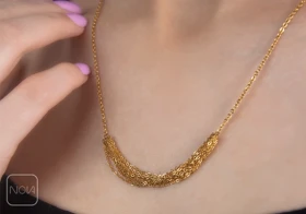 گردنبند استیل زنجیری