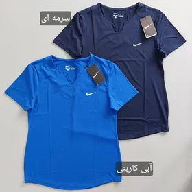 تیشرت سوزنی یقه هفت زنانه 38 40
