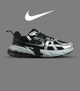 کفش کتانی مردانه و زنانه مشکی طوسی Nike cushlon مدل 7282