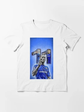 تیشرت ورزشی چلسی | تیشرت Chelsea F.C طرح Wallpaper Didier Drogba Art کد 147297