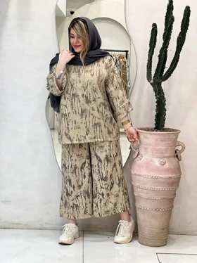 مانتو و شلوار آبرنگی