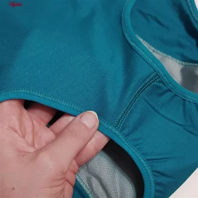 شورتکس زنانه ال کیم مدل دولایه آبی کد 4920-489