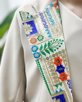 ست سه‌تکه یقه هندی