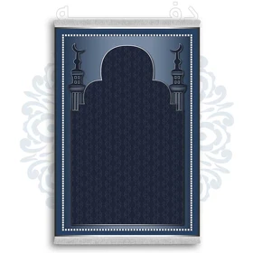فرشینه از جنس پارچه هازان مخمل ترک طرح سجاده برند دفه کد DSJ 15