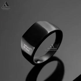انگشتر مردانه مون بلان Mont Blanc Square Ring K1