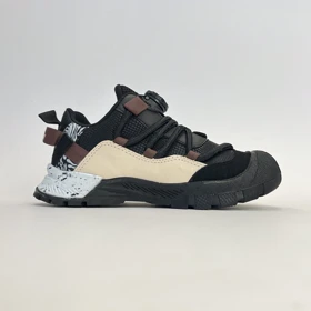 کفش بچگانه جیپ مشکی کرم بند دیسکی JEEP کد M9