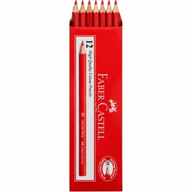 مداد قرمز فابر کاستل Faber Castell بسته 12 عددی