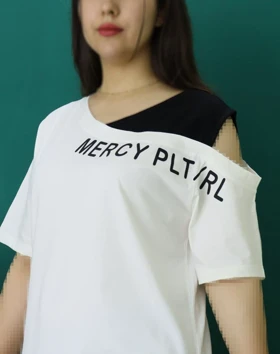 تیشرت سرشانه باز