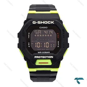 ساعت جیشاک GB200 مردانه مشکی فسفری Gshock-6561-G