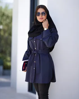 مانتو دانشجویی اداری کوتاه کد 1531