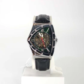 ساعت مچی مردانه چنکسی Chenxi CX8853 موتور اتوماتیک با بند چرم (مشکی)