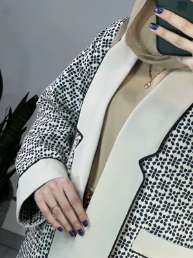 مانتو کتی ژاکارد