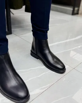 نیم‌بوت چرم طبیعی