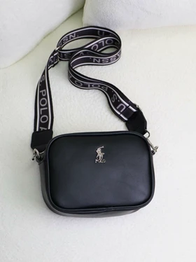 کیف دوشی زنانه مدل پولو POLO کد EB1010 (مشکی)