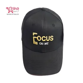 کلاه افتابی مشکی دخترانه/پسرانه مدل Focus On Me