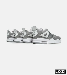 کتانی ساق‌دار زنانه و مردانه طوسی Nike air jordan 4