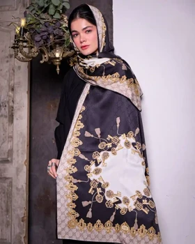 شال ابریشم ژاکارد گوچی کلید 20189